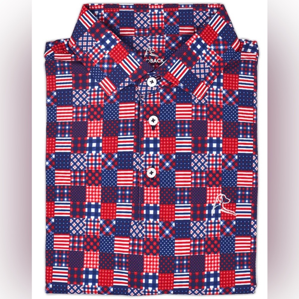 RHOBACK “The Patchwork” Men’s Polo XL